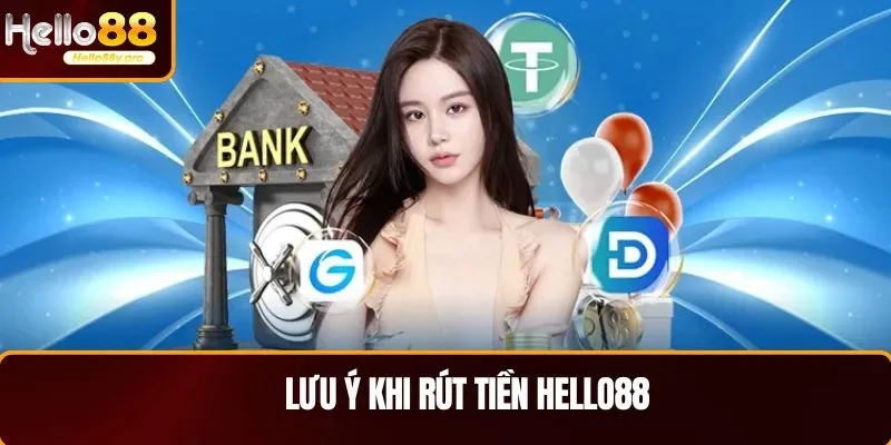 Lưu ý khi rút tiền HELLO88
